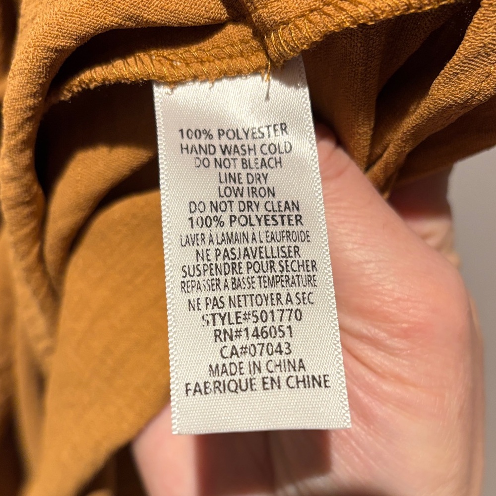Monteau Brown Button-Front Midi Dress - Picture 9 of 9